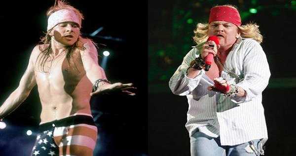 axl rose then and now