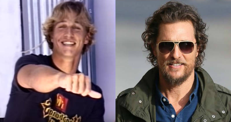 Matthew McConaughey Then And Now