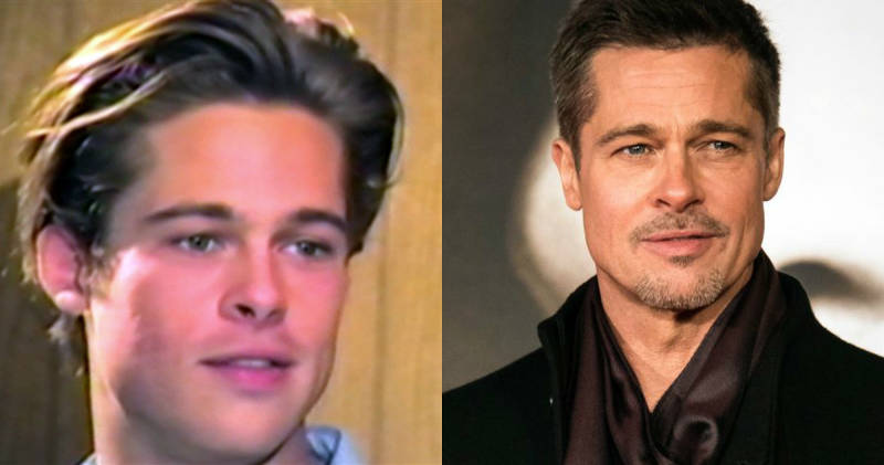 Brad Pitt Then And Now