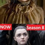 Arya Stark Season 1 vs Season 8