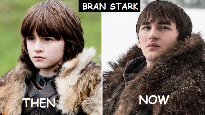 Bran Stark Then And Now