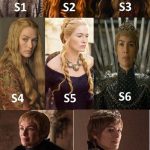 Cersei Lannister Season 1 to 8