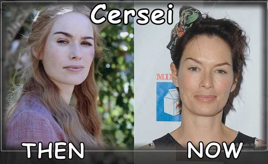 Cersei Then And Now