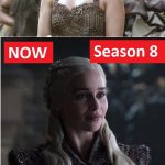 Daenerys Targaryen Season 1 vs Season 8