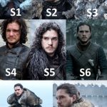 Jon Snow Season 1 To Season 8