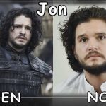 Jon Snow Then And Now