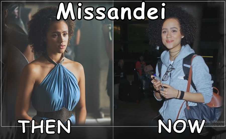 Missandei Then And Now