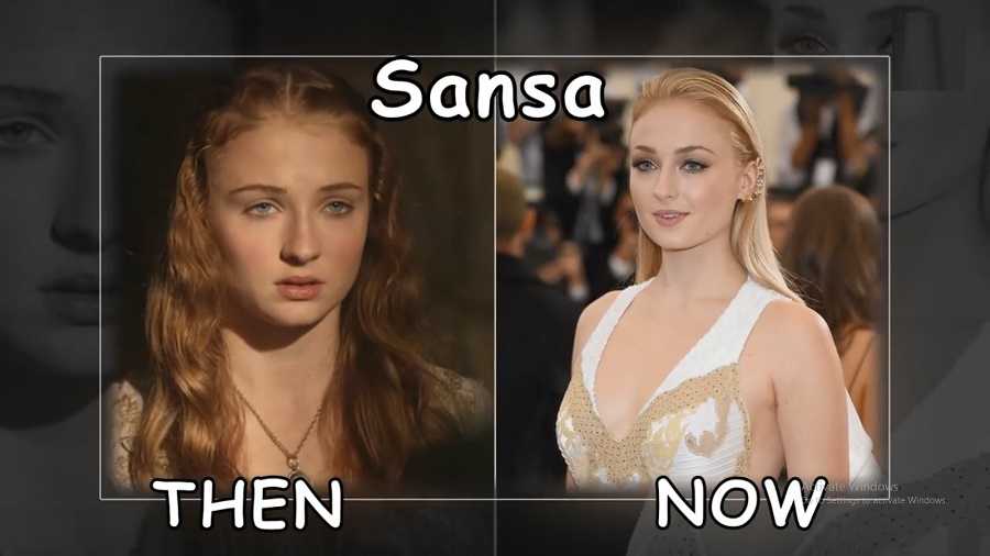 Sansa Then And Now