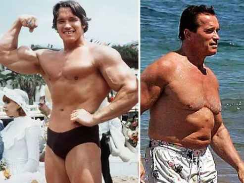 Arnold Schwarzenegger Then And Now