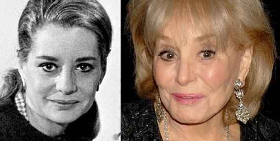 Barbara Walters Then And Now