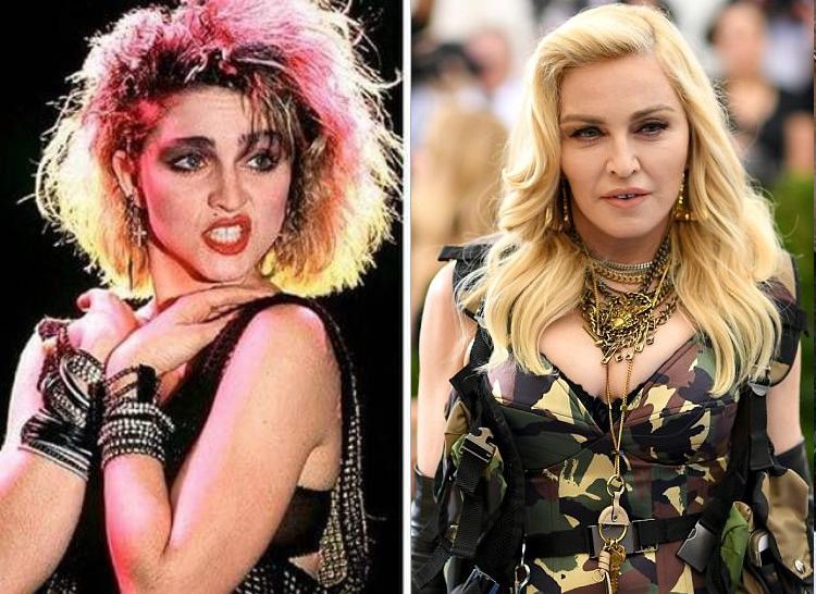 Madonna Then And Now