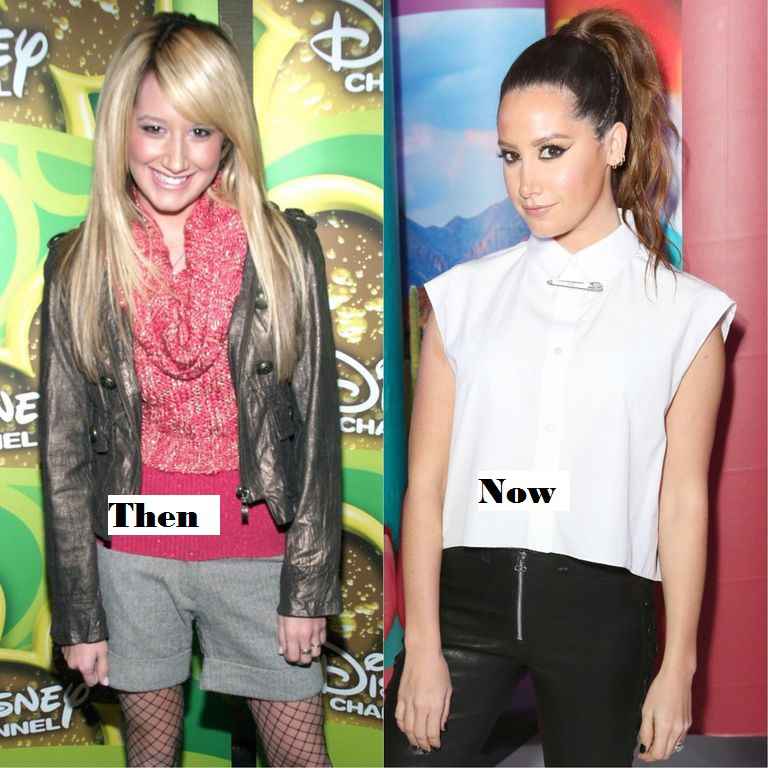 Ashley Tisdale Then And Now