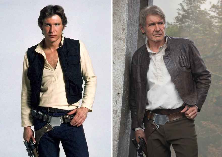 Harrison Ford Then And Now