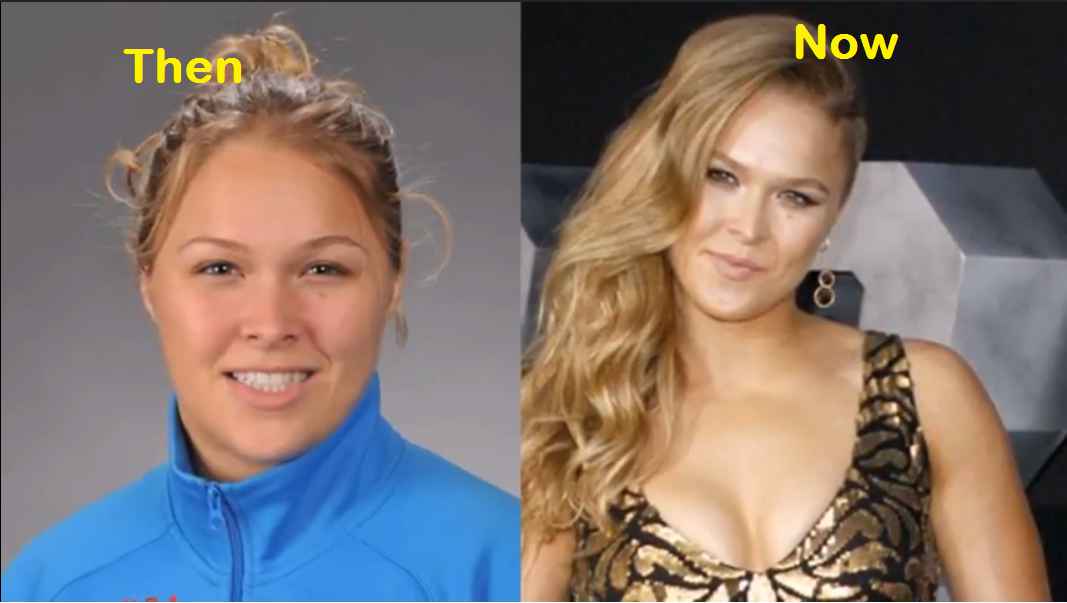 Ronda Rousey Then And Now