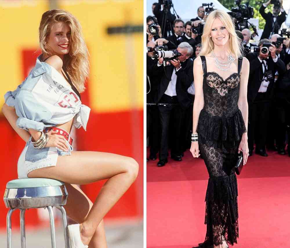 Claudia Schiffer Then And Now
