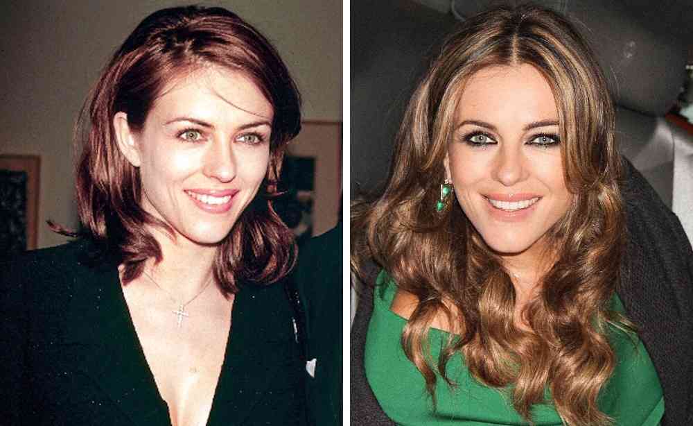 Elizabeth Hurley Then And Now