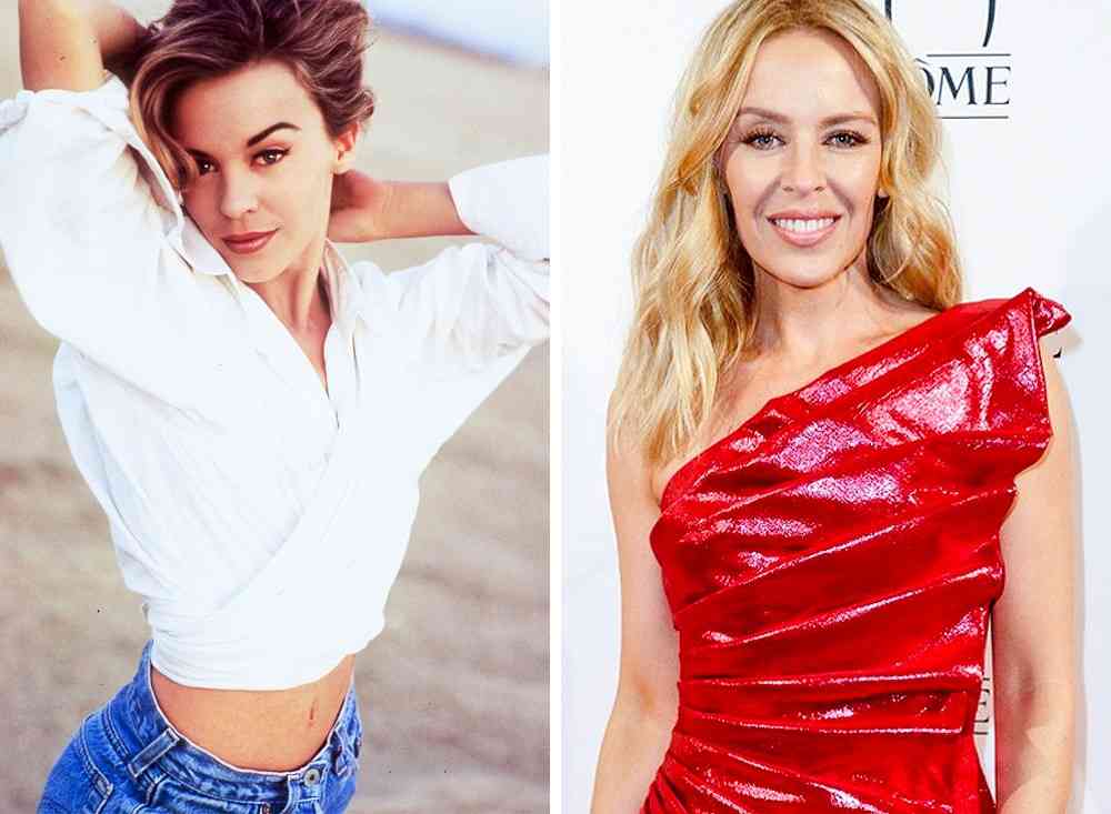 Kylie Minogue Then And Now