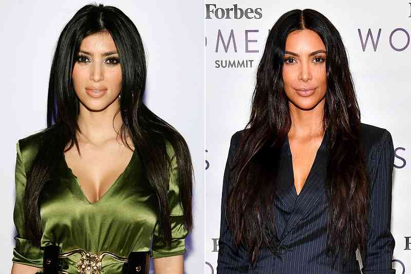 Kim Kardashian Then And Now