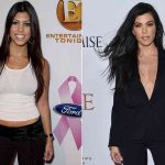 kourtney kardashian then and now