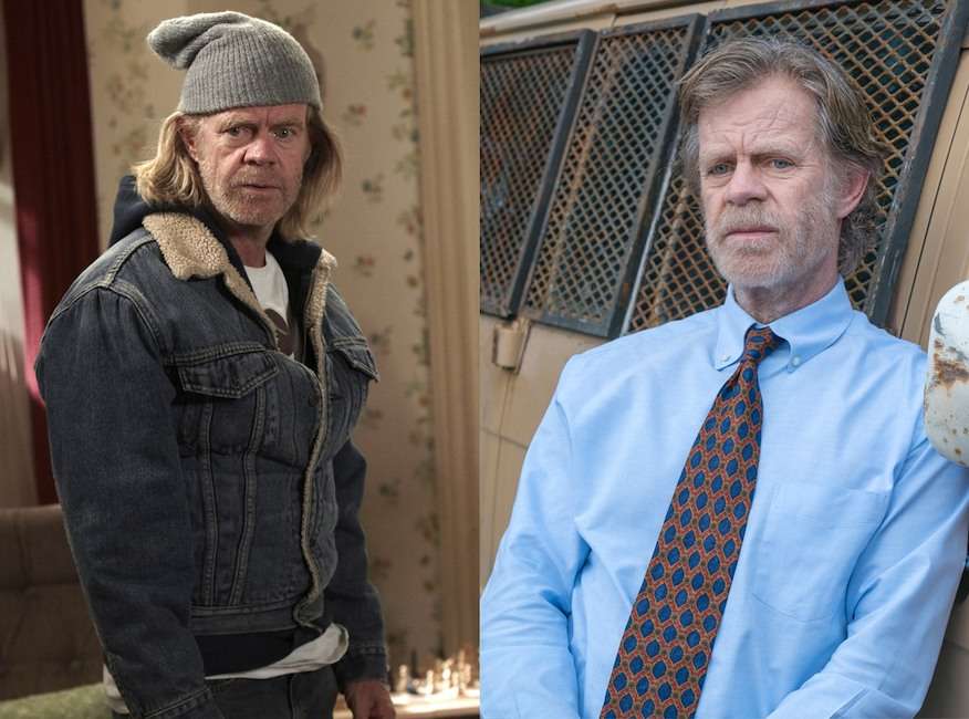 Frank Played by William H. Macy Then And Now