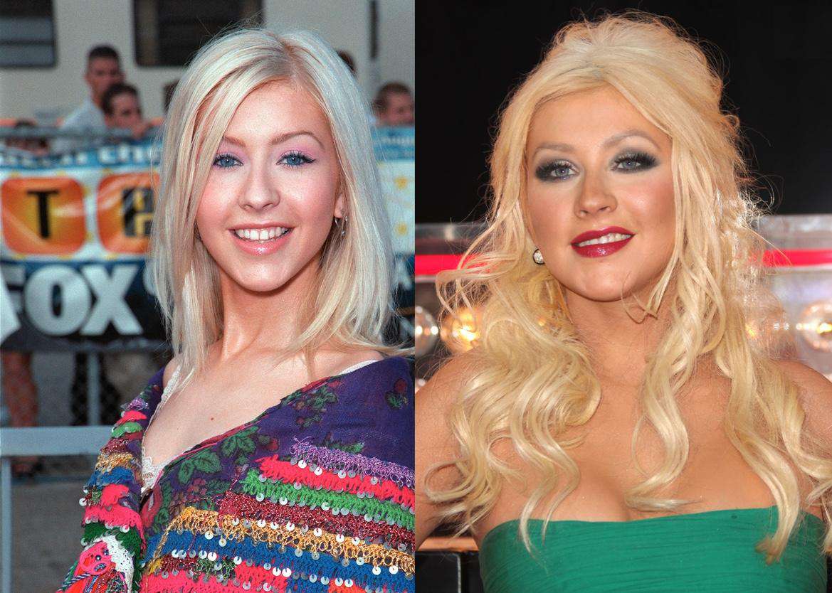 Christina Aguilera Then And Now