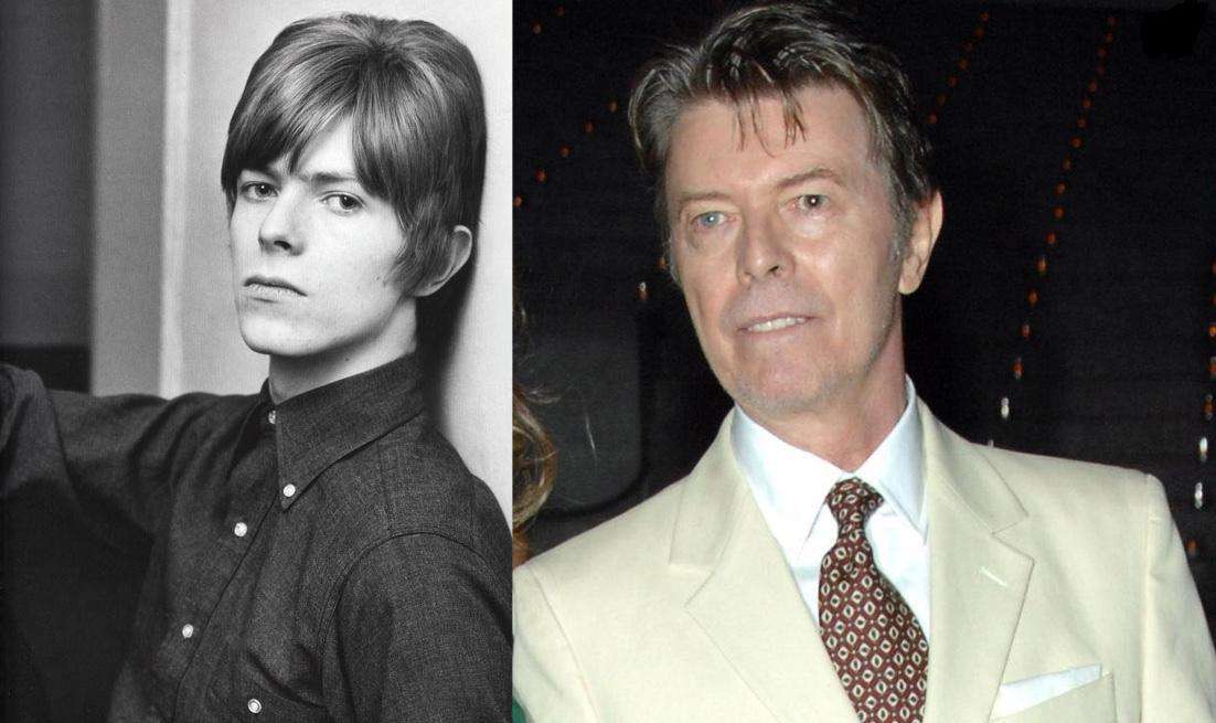 David Bowie Then And Now