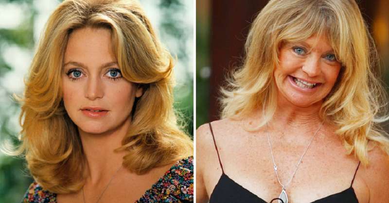 Goldie Hawn Then And Now