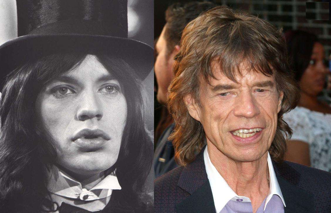 Mick Jagger Then And Now