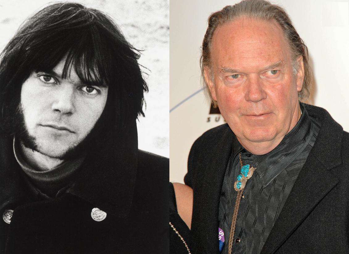 Neil Young Then And Now