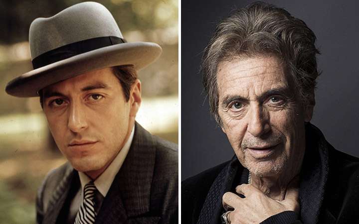 Al Pacino Then And Now, aging celebrities then and now