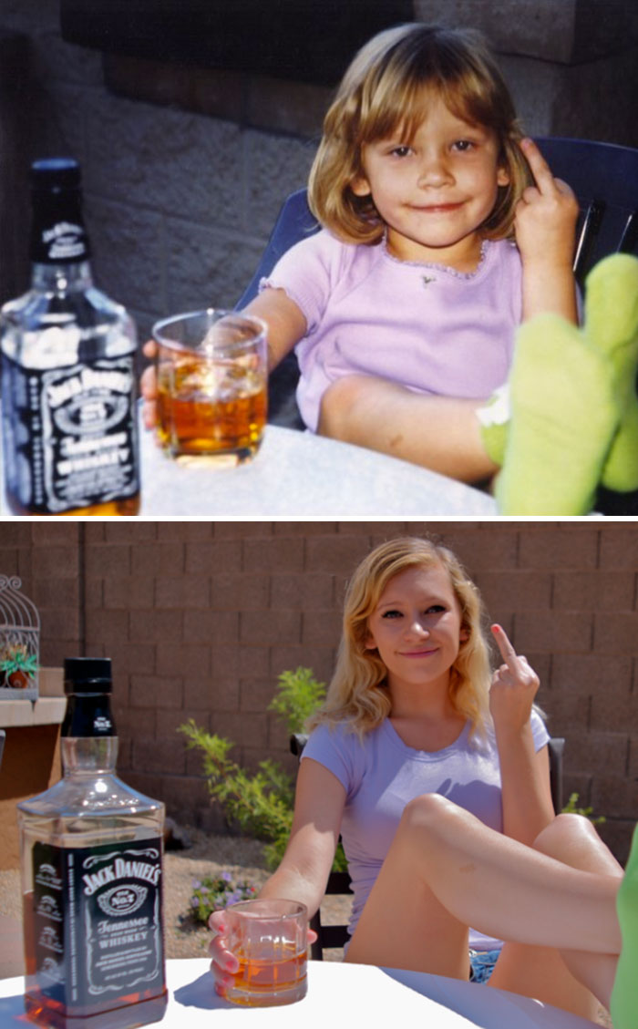 Siblings Then And Now