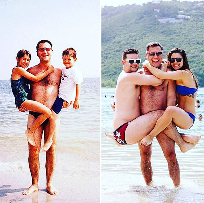 Siblings Then And Now