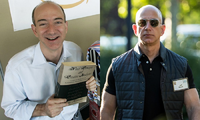 Jeff Bezos Then And Now