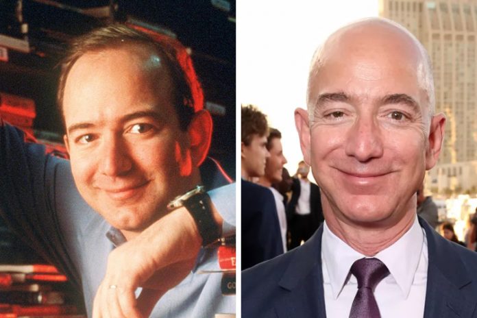 Jeff Bezos Then And Now