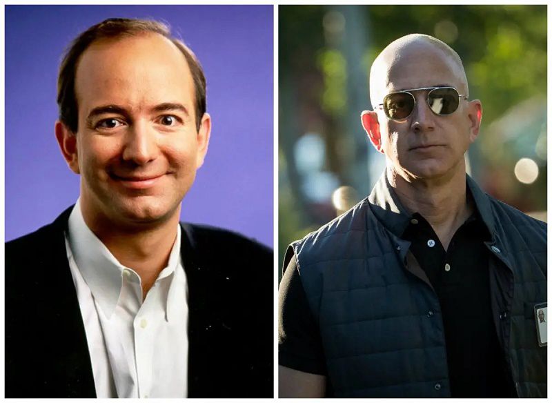 Jeff Bezos Then And Now