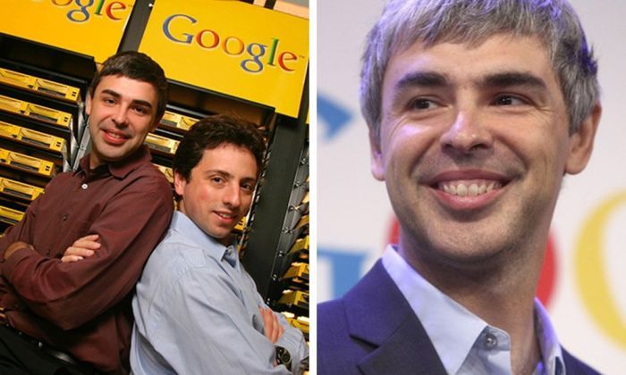 Larry Page Then And Now
