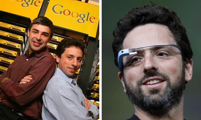 Sergey Brin Then And Now