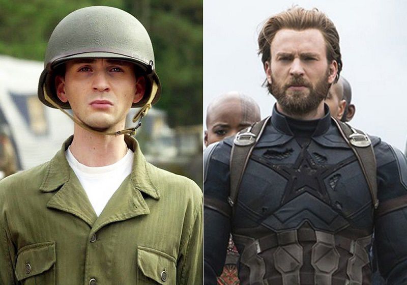 Captain America Then And Now