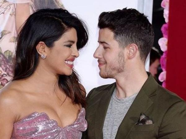 Nick Jonas with Priyanka Chopra