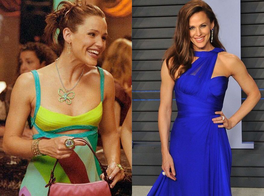 Jennifer Garner As Jenna Rink Then And Now