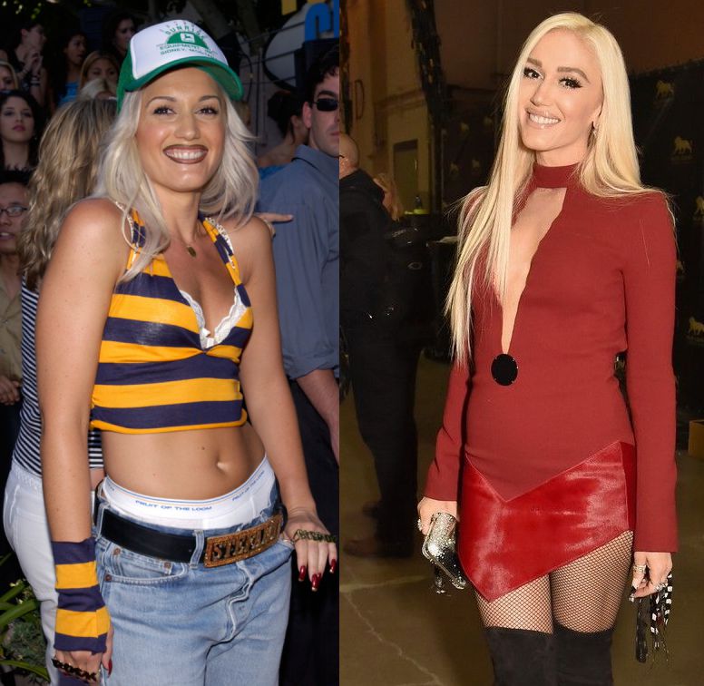 Gwen Stefani Then And Now