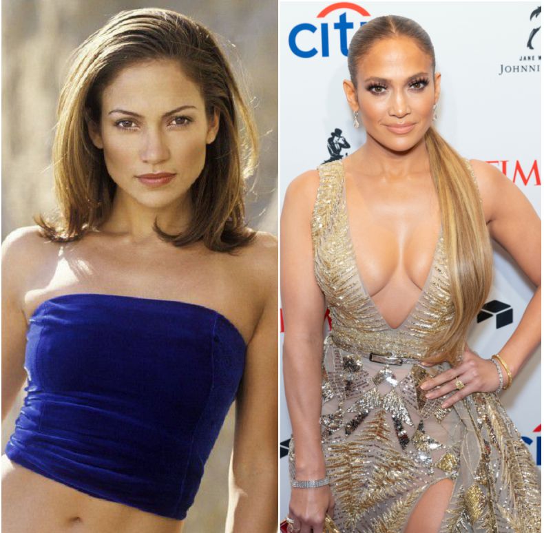 Jennifer Lopez Then And Now