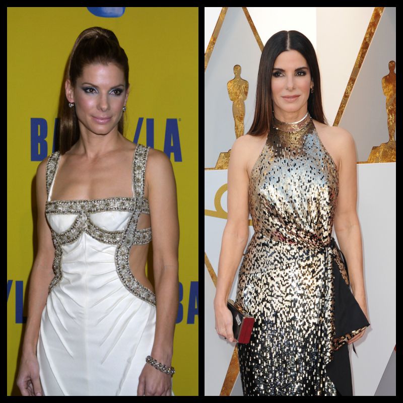 Sandra Bullock Then And Now