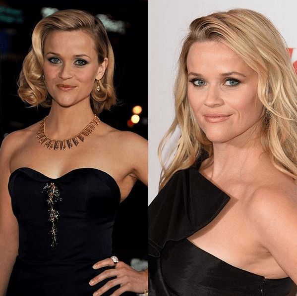 Reese Witherspoon 10 Year Challenge