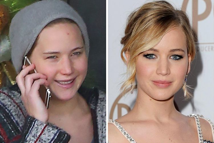 Jennifer Lawrence Without Makeup
