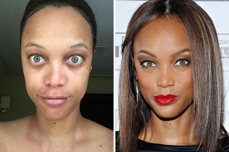 Tyra Banks Without Makeup