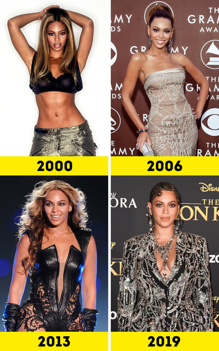 Beyonce Then And Now