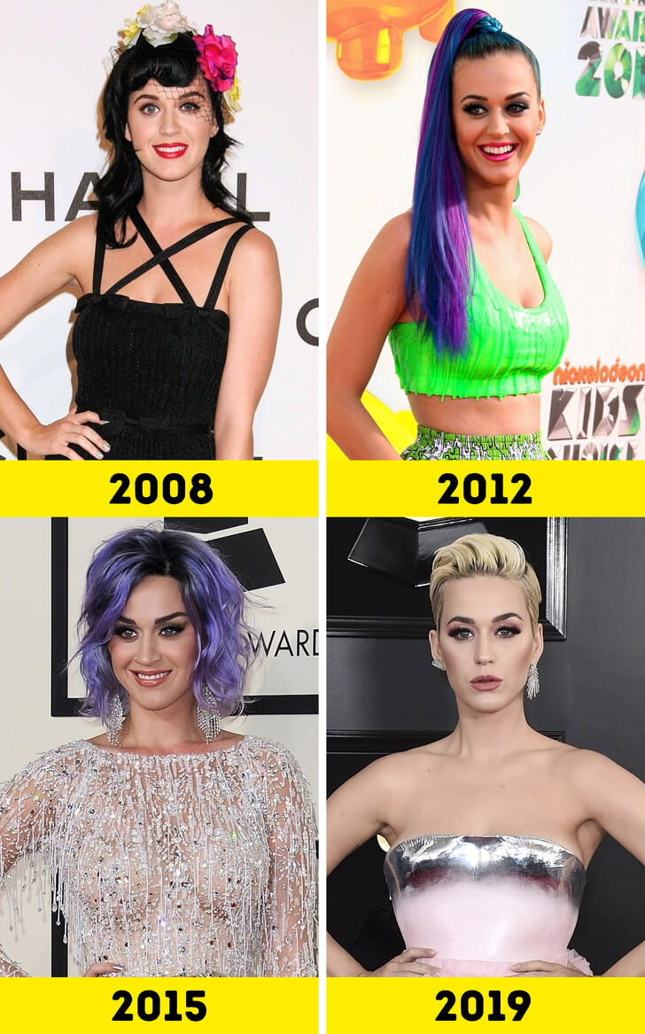 Katy Perry Then And Now
