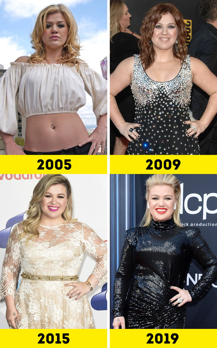 Kelly Clarkson Then And Now