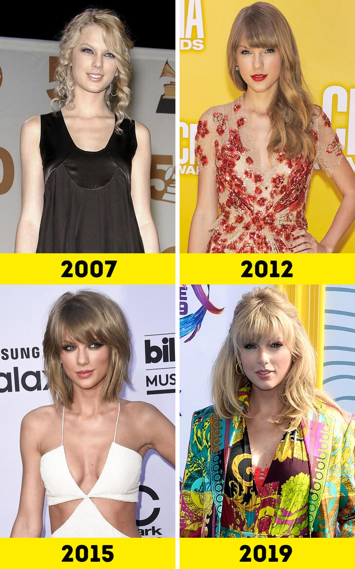 Taylor Swift Then And Now